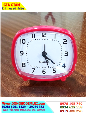 Đồng hồ báo thức DHTA06-RED, Đồng hồ Xem giờ để bàn DHTA06-RED (Hiển thị Giờ-Phút-Giây và Giờ báo thức) /Bhành 03 tháng